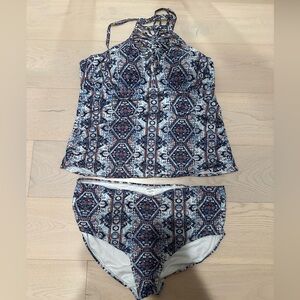 Swimsuits for All Multicolor Patterned Swimwear